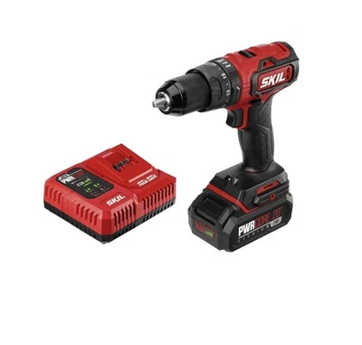 SKIL HD529402 PWR Core 20 Brushless 20-Volt 1/2 In. Hammer Drill Kit with 2.0Ah - Image 1 of 4