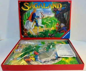SAGALAND - ZAUBERWALD Brettspiel Ravensburger 1994 englische Regeln vollständig - Bild 1 von 2
