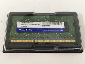 Adata 1GB SODIMM Laptop RAM 1RX8 PC3-10600S-999 AD73I1A0873EU  - Picture 1 of 2