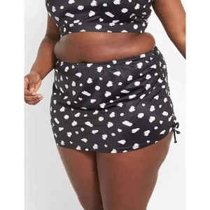 Lane Bryant Adjustable Drawstring Swim Skirt 26 - Foto 1 di 4