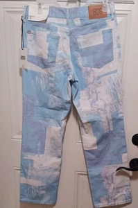 BDG Cowgirl Jeans Renaissance Print Straight Relaxed Size 28 NWT - Picture 1 of 4