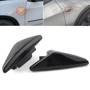 For BMW F25 E70 E71 X3 E72 X5 X6 Dynamic LED Side Marker Turn Signal Light - Picture 1 of 11