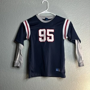 Oshkosh boys blue jersey shirt size 7 - Picture 1 of 7