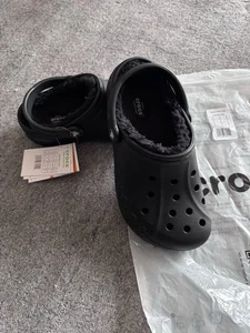 Baya Lined Clog Hausschuhe schwarz Gr. 38-39 oder M6 /W8 - Bild 1 von 5