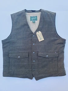 NWT Woolrich Teton XL Vest Mens Large Wool Sherpa Lined Workwear 18069  - Picture 1 of 13