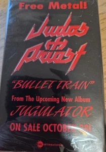 JUDAS PRIEST Bullet Train rare promo cassette single SEALED!!! - Picture 1 of 1