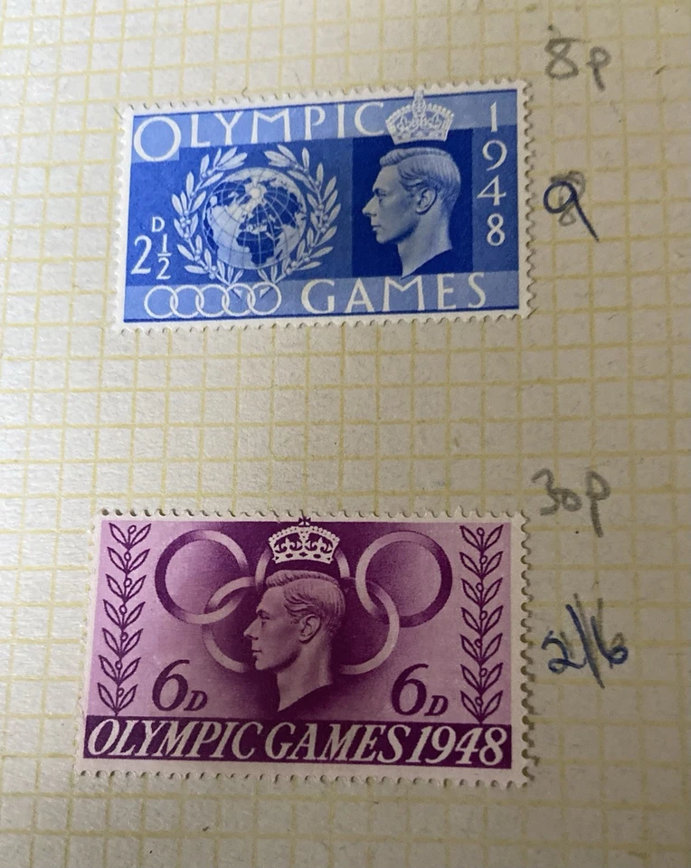 GB Stamps 1948 GVI Olympic games MNH - Image 1 of 1