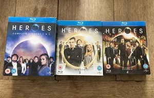 HEROES THE COMPLETE SEASONS 1-4 BLU-RAY COLLECTION 3 BOXSETS. 1 2 3 & 4 - Picture 1 of 3