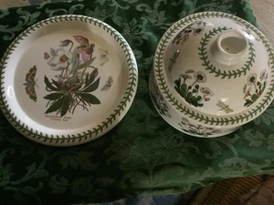 Portmeirion Botanic Garden Covered Dish Cheese Dome With Under Plate - Picture 1 of 7