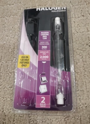 Feit Electric Light Bulb, 1 Bulb, 300 Watt, Double Ended, 120V Brand New - Image 1 of 2