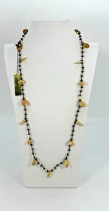 COLLANA CONCHIGLIE NAUTILUS CONCHIGLIE TONO ORO FIRMATA MIMI Di N nuova con etichetta - Foto 1 di 8
