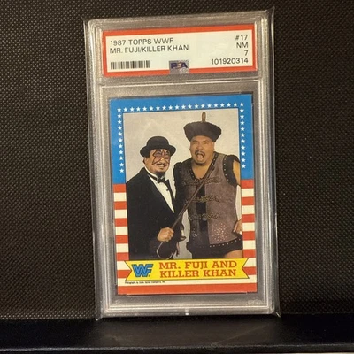 1987 Topps WWF - Mr. Fuji, Killer Khan #17 - Image 1 of 2