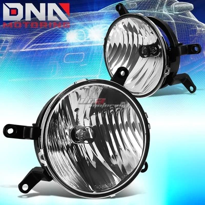 FOR 05-09 FORD MUSTANG PONY/GT CHROME CLEAR OE BUMPER FOG LIGHT LAMP+BULB KIT - Image 1 of 4