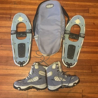 LL Bean Tek 2.5 TSL System Raquetas de Nieve y Botas de Senderismo de Invierno con Talla 9 Foto 1 de 4