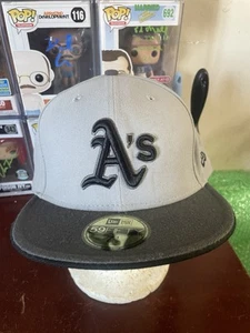 Oakland Aโs Athletics New Era 59fifty Hat / Cap - Gray - ๐ #FJF - 7 1/2 - Picture 1 of 5