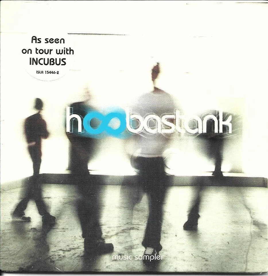 HOOBASTANK w/ ON TOUR w/ INCUBUS Sticker 2 TRK SAMPLER PROMO CD single SEALED - Image 1 of 1
