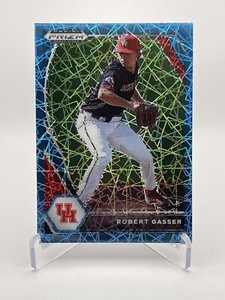 2021 Panini Prizm Draft Picks Blue Velocity Prizm Robert Gasser #PDP71