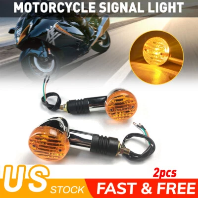 Luces LED de giro cromadas para motocicleta Honda Shadow VLX 600 VT750 VT1100 Foto 1 de 4