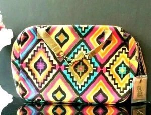 Gia And Dani Clutch Purse Gigi Hill Collection Geometric NWT Aztec Pattern Bag - Picture 1 of 4