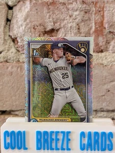 2024 Topps Bowman Chrome Brock Wilken 1st Bowman Mojo Milwaukee Brewers - Picture 1 of 3