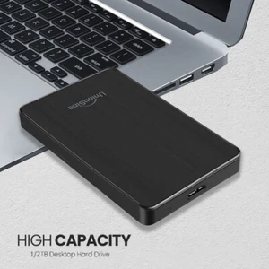 1TB 2TB USB 3.0 Hard Drive HDD for Portable External Data Storage,Macbook,Laptop - Afbeelding 1 van 12