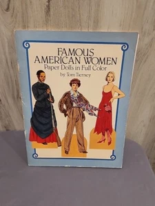Famous American Women Paper Dolls in Full Color by Tom Tierney 1987 Dover - Picture 1 of 8