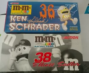 Ken Schrader #36 M&M's/halloween 2000 Elliot Sadler#38 M&M's Daytona 2004 Taurus - Picture 1 of 6