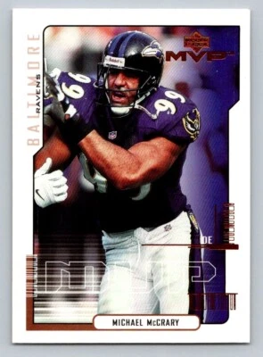 2000 Upper Deck MVP Michael McCrary #15 Baltimore Ravens - Image 1 of 2