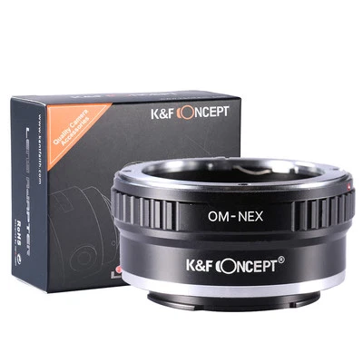 K&F Concept Adapter OM-NEX for Olympus OM Lens to Sony NEX E Mount Camera - Image 1 of 4