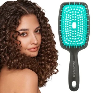 Bürste Dusche Flexy Hair Türkis - Entwirren mit flexiblen Borsten zur Anwendung - Bild 1 von 6