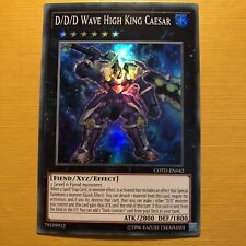 D/D/D Wave High King Caesar - YuGiOh - Super Rare - COTD  UNL Edition Mint Card!