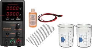 Gold plating kit, jewelry plating kit, 24K, 18K, 14K, with 500ml Gold solution - Picture 1 of 4