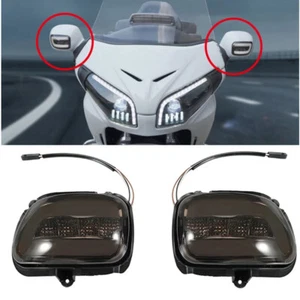For Honda GL1800 Goldwing 2001-2017 Front LED Turn Signals Lights Bright Amber - Picture 1 of 11
