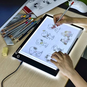 A4 LED Tavoletta Luminosa Copia Board Super Sottile Light Box Disegno Pad Tavolo - Foto 1 di 12