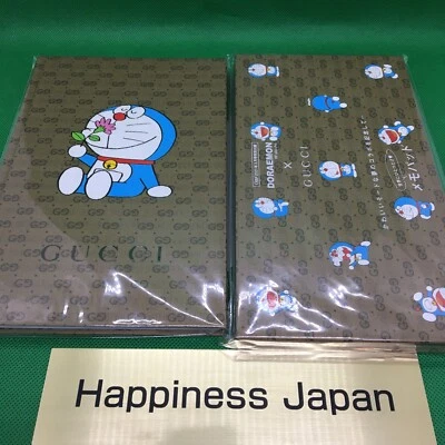 Gucci Doraemon Book Oggi Special Memo Pad & Notebook 2 Set Japan Limited New - Image 1 of 4