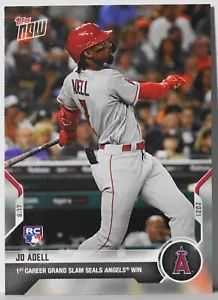 Tarjeta de radiocontrol de novato Jo Adell 2021 Topps Now MLB #673 - Imagen 1 de 3