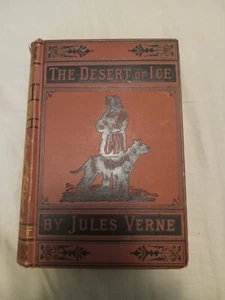 The desert of ice by jules verne 1874 antique book rare - Picture 1 of 12