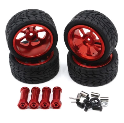 Alloy 12mm Hex wheel rim Tires For 1/12 124016/17/18/19 1/14 144002-01 1/18 A949 - Image 1 of 4