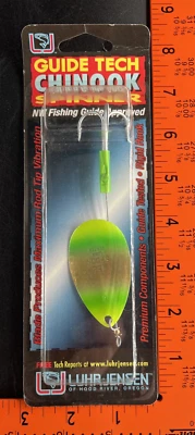 1 LUHR-JENSEN CHINOOK SPINNERS BAIT Guide Tech 2143-005-3011 SPNR MAKER SZ 5 - Image 1 of 4