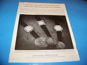 Longines - Wittnauer Watches Original Print Ad from Magazine Vintage 1964 - Picture 1 of 2