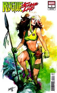 ROGUE THE SAVAGE LAND #3 COVER E INCENTIVE PEPE LARRAZ VARIANTE NM - Foto 1 di 2