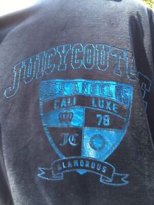 JUICY COUTURE  Tracksuit Top (only) With Hood. New. Gorgeous Blue!