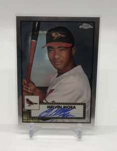 2021 Topps Chrome Platinum Anniversary Melvin Mora Autograph #PA-MMO - Picture 1 of 2
