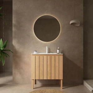 NIKO 30" Bathroom Vanity with Sink, Modern Freestanding Bathroom Storage Cabinet - Picture 1 of 7