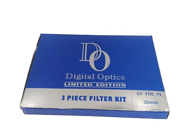 Digital Optics Limited Edition 30mm 3 Piece Filter Lens Kit UV FDL PL Japan NOS - Image 1 of 4