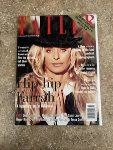 Farrah Fawcett YSL Linda Fiorrentino ROGER MOORE Paloma Picasso TATLER magazine - Imagen 1 de 1