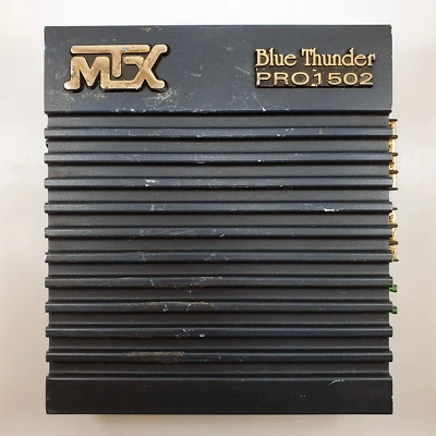 Amplificador MTX Blue Thunder Pro1502 N-Channel VFET VINTAGE 1997 NÃO TESTADO - Imagem 1 de 4