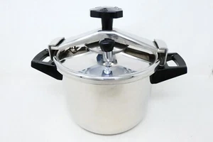 Olla a presión pesada BRA Bravo acero inoxidable 6 litros Inox 18/10 España en muy buena condición - Imagen 1 de 10