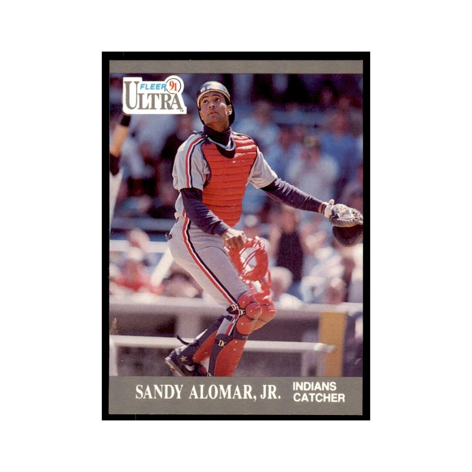 Sandy Alomar Jr. 1991 Fleer Ultra #105 Baseball Cards Baseball Card NM - Image 1 of 3