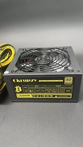 Power Supply Ckrupzy 2000W PSU For 8 GPU - Picture 1 of 8